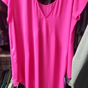 Hot pink blouse